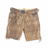 Herren Trachtenhose ALOIS Hirschvelours SAND Vorderteil 02