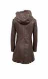 Damen Lederjacke CECILIA Lammnappa cognac Größe 38 02 - Lederbekleidungsversand