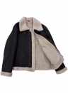 Herren Lammfelljacke FREDO Lammfell CURLY dunkelbraun 251121 054 - Lederbekleidungsversand