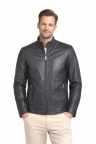 Herren Lederjacke Lammnappa schwarz - Modell LARS