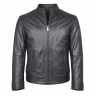 Herren Lederjacke LARS aus weichem Lammnappa SCHWARZ