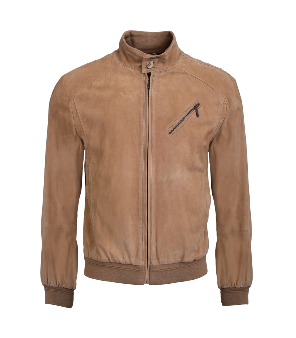Herren Lederblouson Ziegenvelours kaufen - Moedell MAX