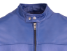 Herren Lederjacke J536 Lammnappa BLAU 10297 50 Ausschnitt