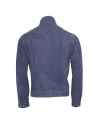 Rückseite Lederjeansjacke Jan