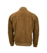 Lederblouson PHIL Ziegenvelours cognac 06 48 - Lederbekleidungsversand