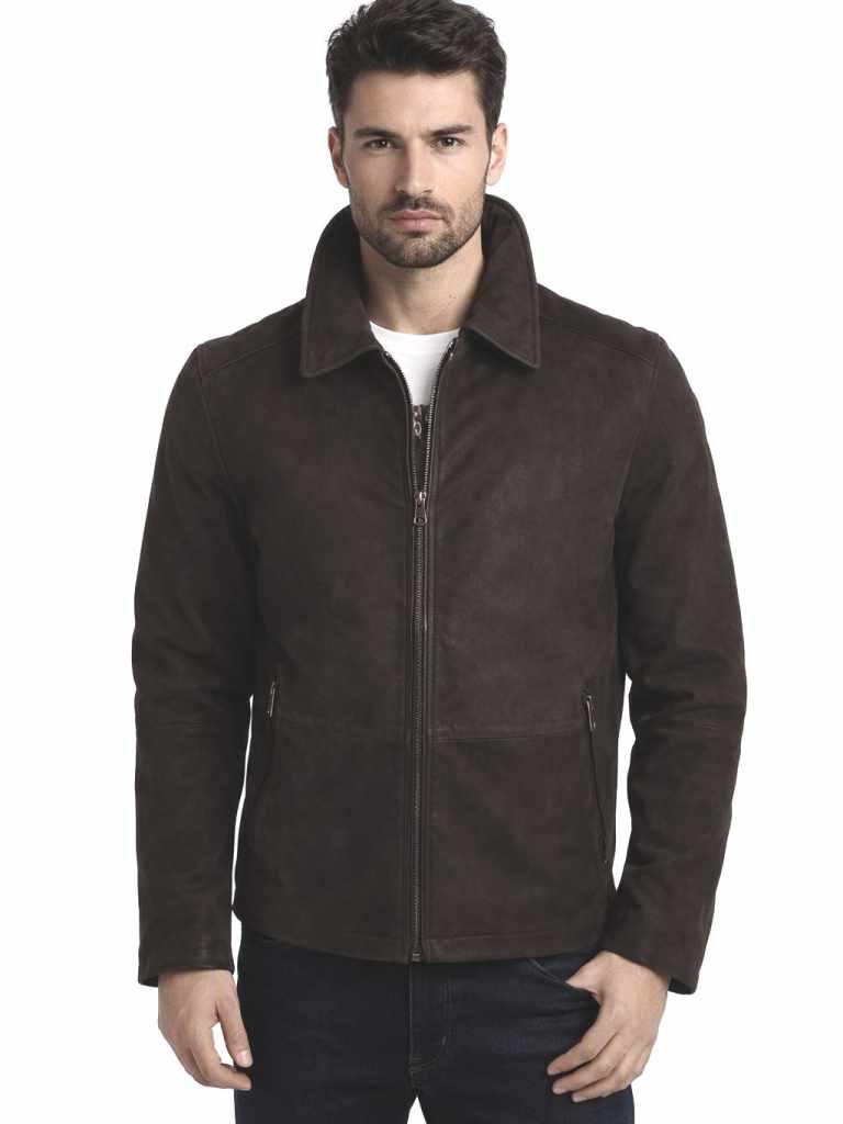 Herren Lederjacke Nubuk - Modell Franz