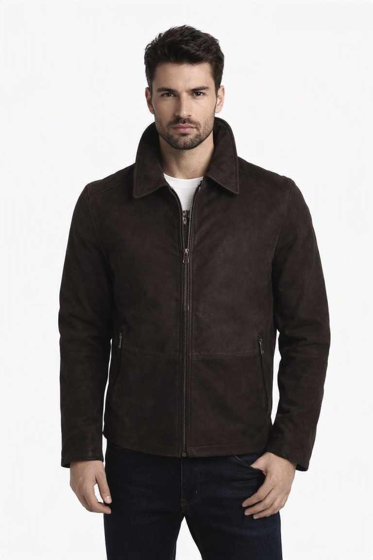 Herren Lederjacke Nubuk - Modell Franz