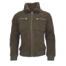 Herren Lederblouson kaufen - Modell TOBI Ziegenvelours dunkelbraun