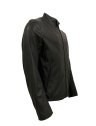 Herren Lederjacke LUKE Olivenleder schwarz 02 - Lederbekleidungsversand