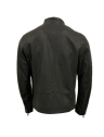 Herren Lederjacke LUKE Olivenleder schwarz 32 - Lederbekleidungsversand