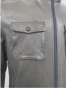 Herren Lederjacke DED Olivenleder dunkelbraun 04 - Lederbekleidungsversand