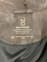 Herren Lederjacke DED Olivenleder dunkelbraun 05 - Lederbekleidungsversand