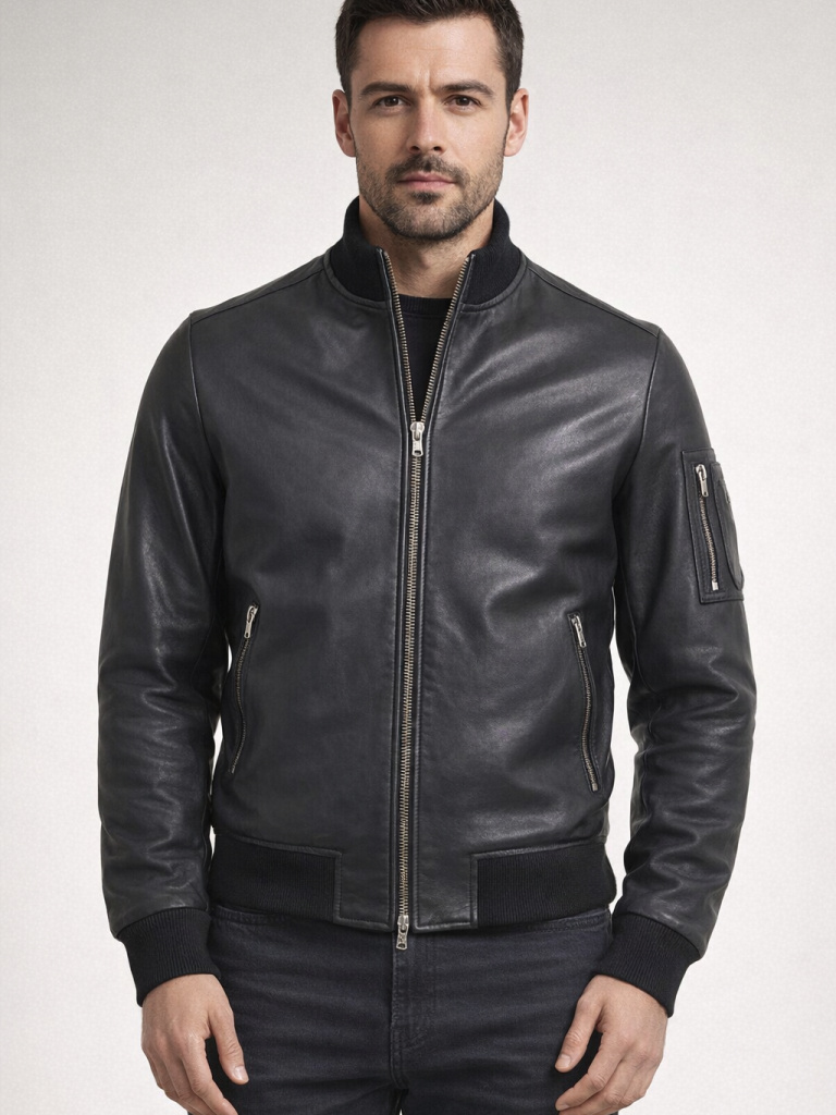 Herren Lederblouson 