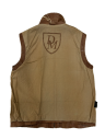 Herren Lederweste W599 Lammnappa Antik mittelbraun 04 50 - Lederbekleidungsversand